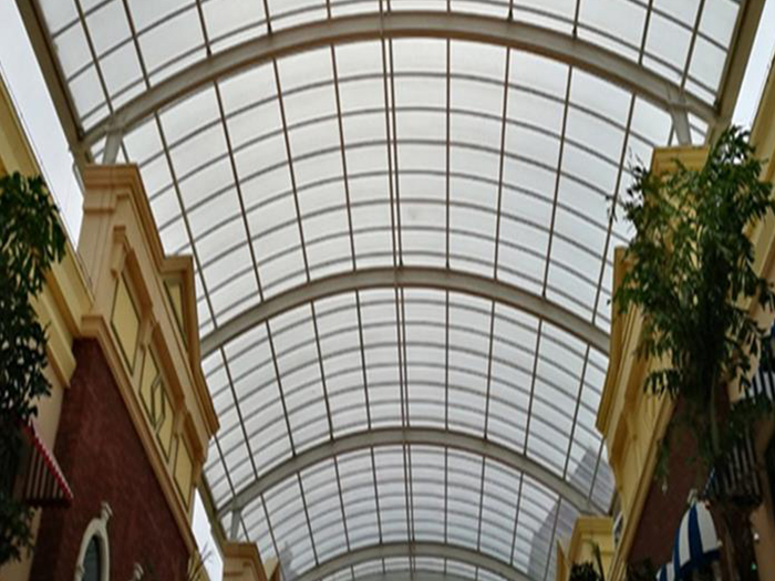 奎屯屋面网架顶棚吊装方案